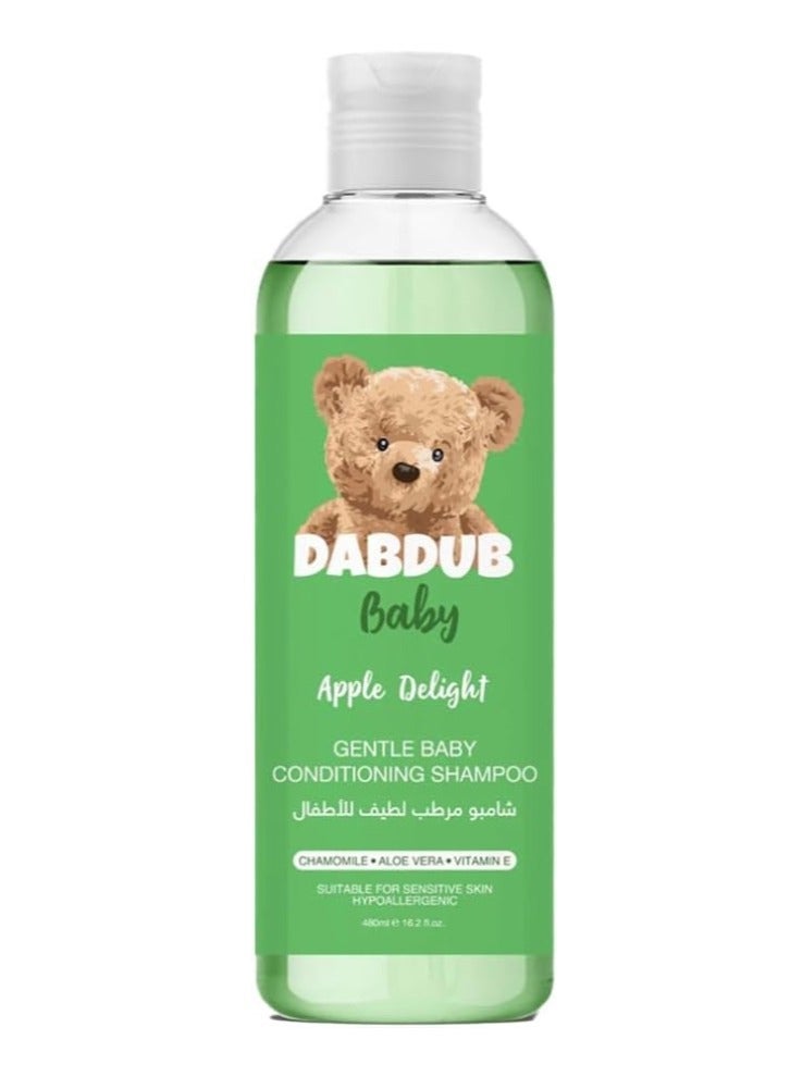 Dabdub Apple Delight Gentle Baby Conditioning Shampoo 480 ML
